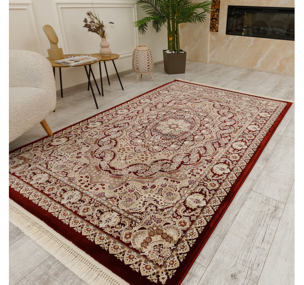 Килим ESFEHAN AG55A D.RED / D.RED  - Фото 8