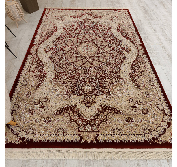 Килим ESFEHAN AG56A D.RED / L.BEIGE  - Фото 2