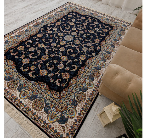 Ковер Halif 3830 hb navy - Фото 18