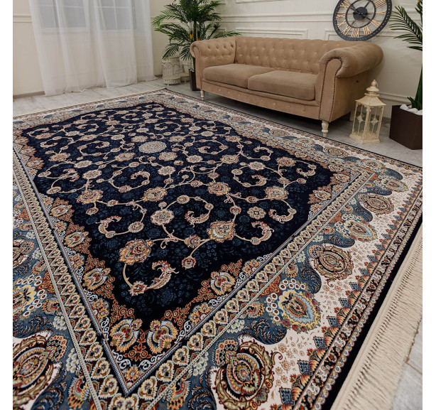 Ковер Halif 3830 hb navy - Фото 15