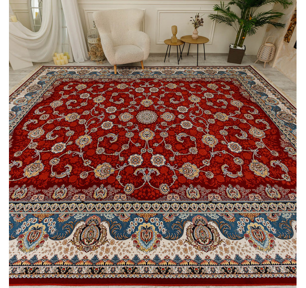 Ковер Halif 3830 hb red - Фото 7
