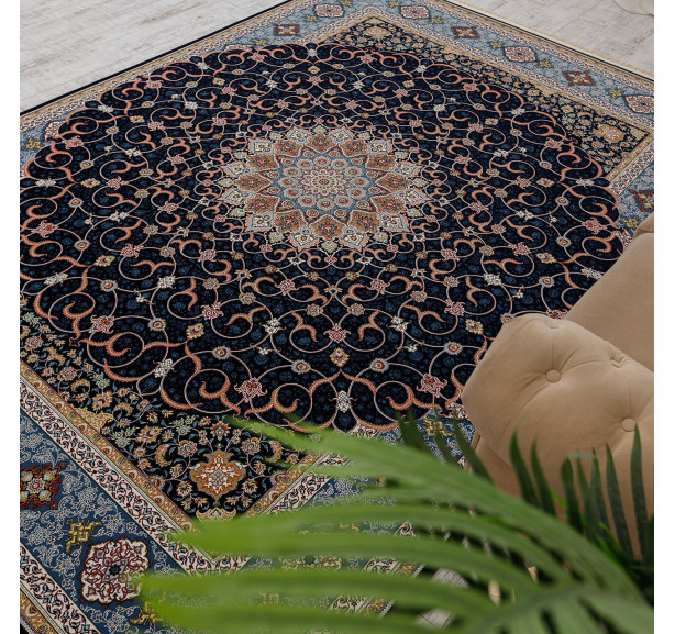 Ковер Halif 4180 hb navy - Фото 15
