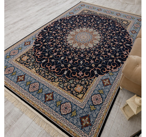Ковер Halif 4180 hb navy - Фото 16