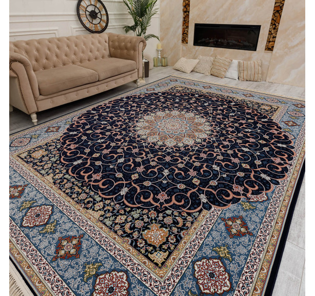 Ковер Halif 4180 hb navy - Фото 13