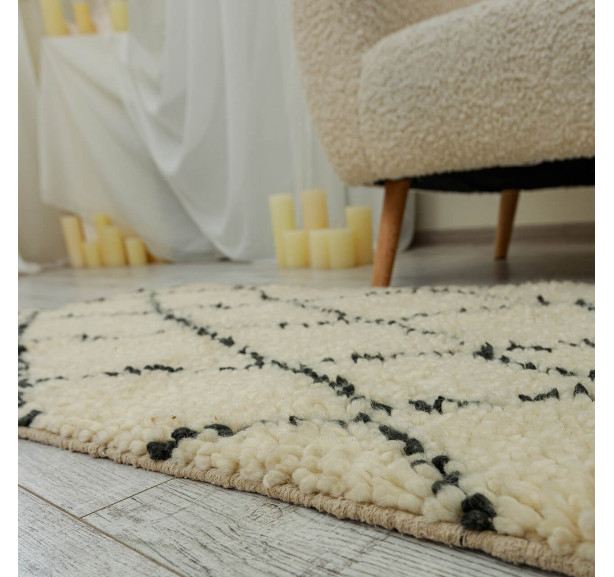 Ковер Hand Knoted Moroc-1 white - Фото 4