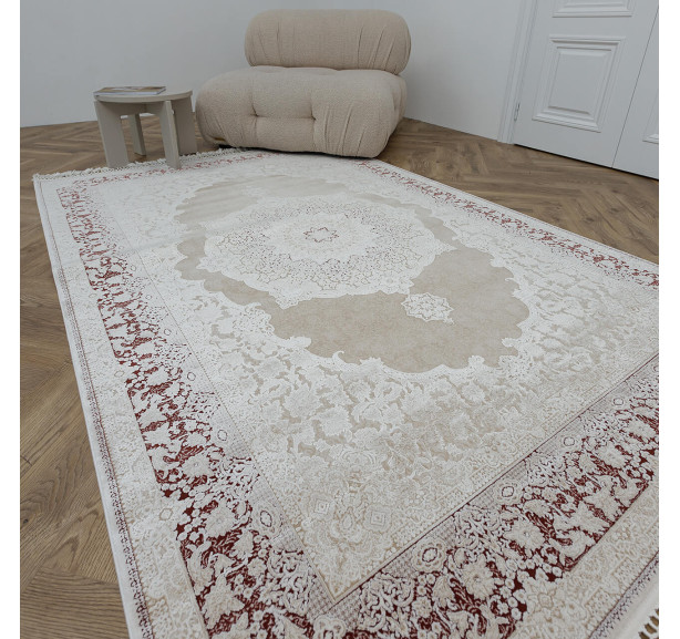 Ковер La Meridian v666a hb beige-hb l cherry - Фото 6