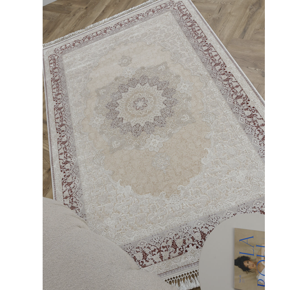 Ковер La Meridian v666a hb beige-hb l cherry - Фото 1