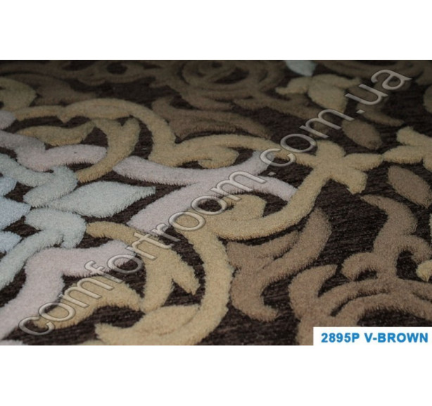 Ковровая дорожка TOSKANA-J 2895P  Brown  dorogka - Фото 2
