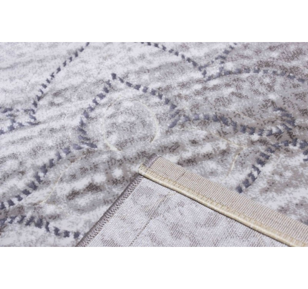 Ковер Vogue 9854A D BEIGE-P L GREY - Фото 3