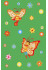 Килим Kids L443A green Бабочки