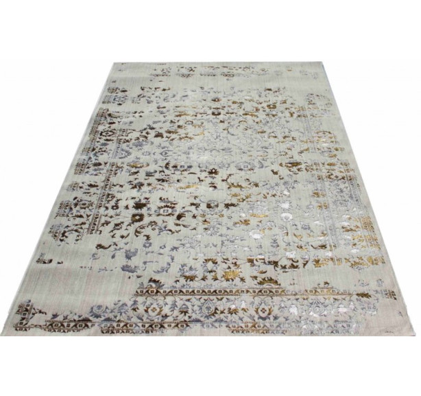 Ковер VINTAGE SILKY AD78A P CREAM-PL GREY - Фото 1