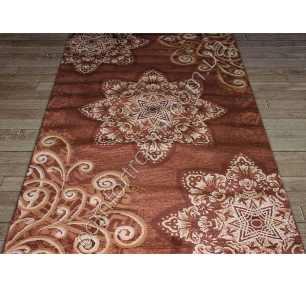 Ковровая дорожка Tutku 7963-brown - Фото 1